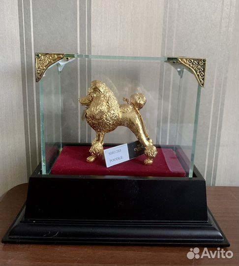 Пудель. Сувенир Cubic gems. Тайланд