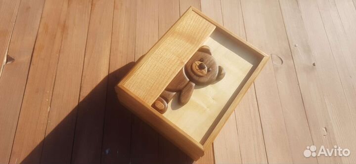 Шкатулка из дерева ручной работы