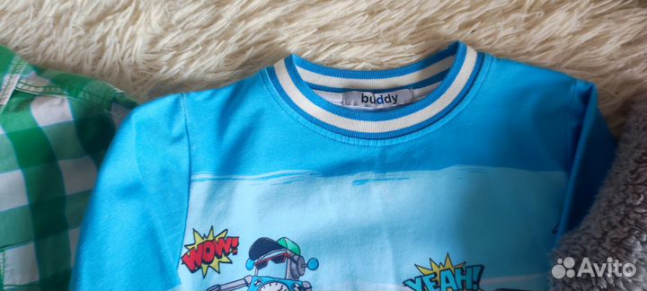 Пакет из 12 фирменных вещей для мальчика 104-110