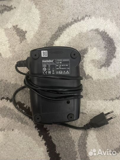 Зарядное устройство metabo lc40