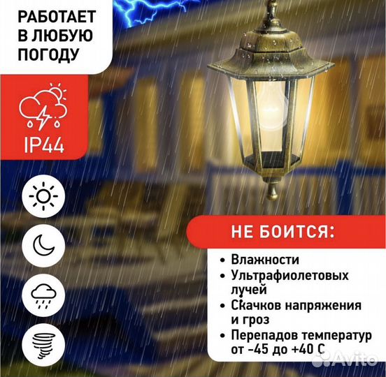 Светильник уличный нсу 06-60-001 эра