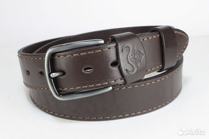 Ремень из кожи буйвола 40 мм