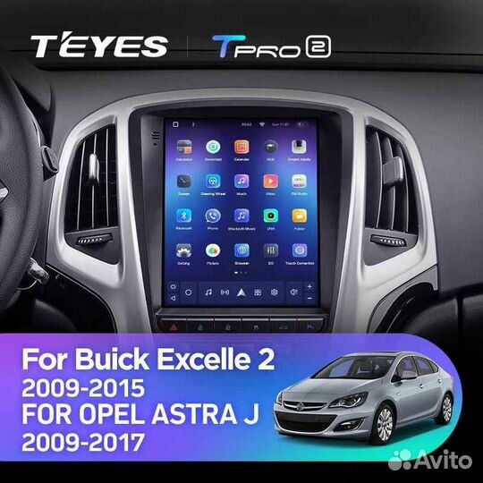 Teyes tesla Opel Astra J 2009 - 2017 Магнитола