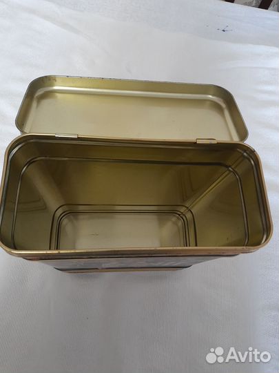 Коробка для хранения с крышкой металлические