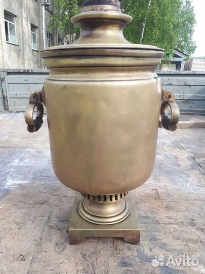 Самовар на дровах старинный