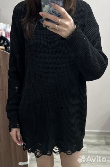 Свитер удлиненный