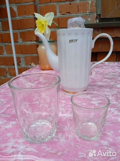 Стакан и рюмка