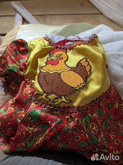 Карнавальный костюм петух заяц и лиса, маска