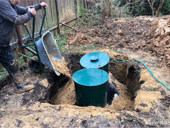 Септик под ключ. Установка за 1 день