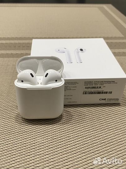 Беспроводные наушники apple airpods 2
