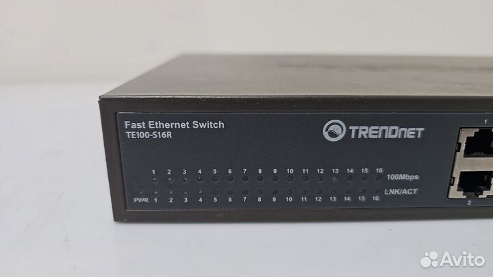 Коммутатор trednet te100-s16r
