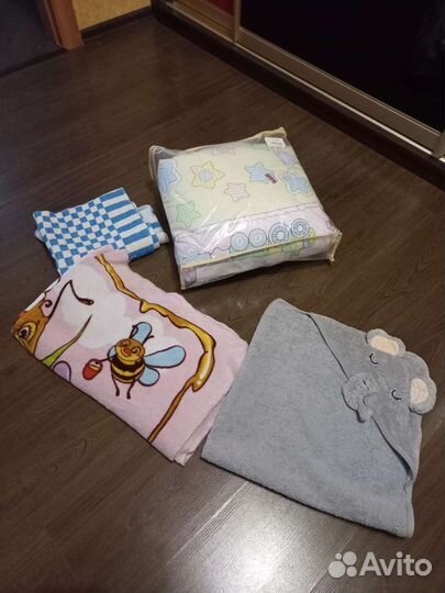 Одеяло, плед и полотенце детское