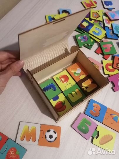 Развивающая игрушка пазлы Алфавит