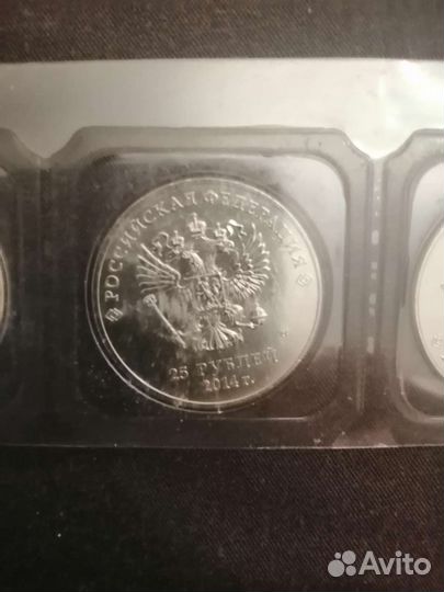 Олимпийские монеты сочи2014