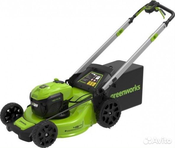 Газонокосилка аккумуляторная greenworks GD40LM48sp