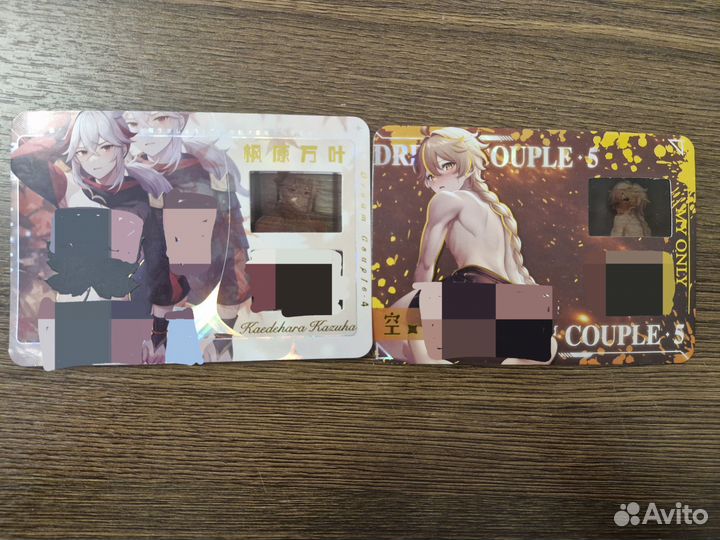 Коллекционные карты с кунами Genshin Impact