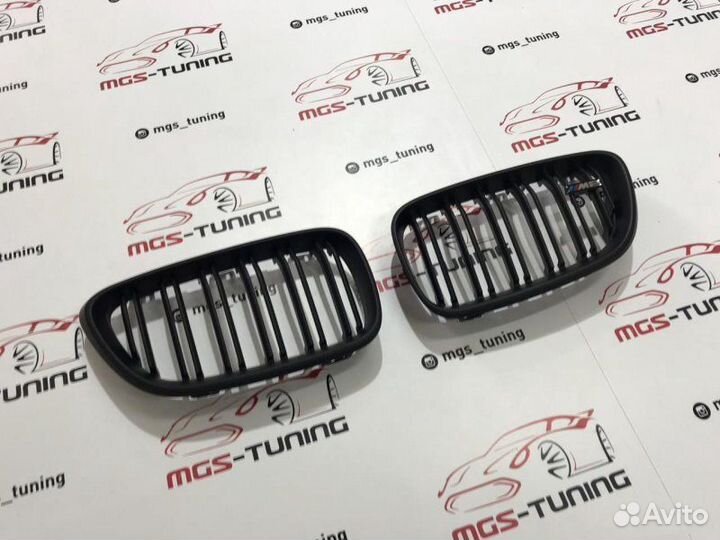 Решетка BMW 2 Series f22 13+ Черный мат + М