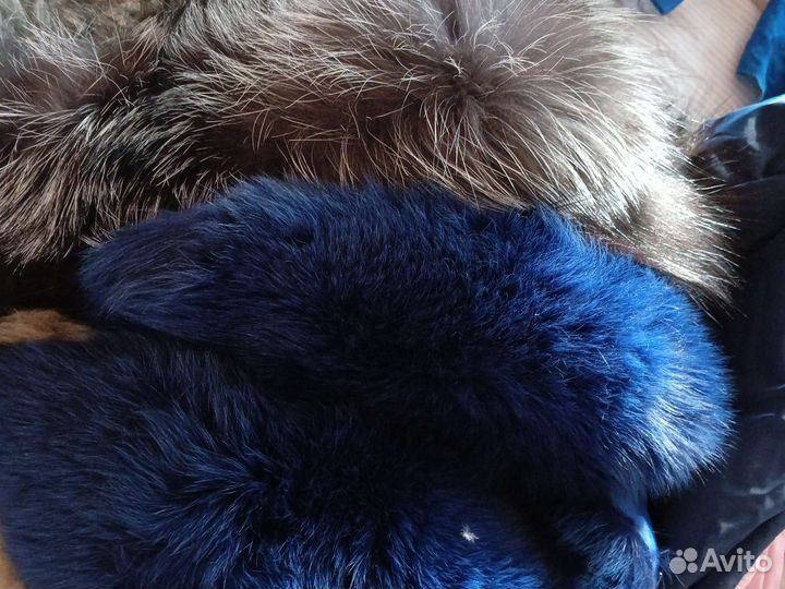 Меховой воротник песец