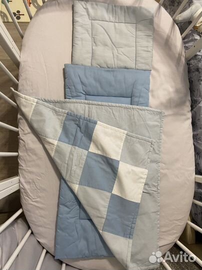 Текстиль для новорождённого Minky бортики,мобиль