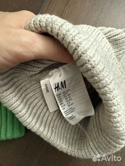 Шапки zara и hm