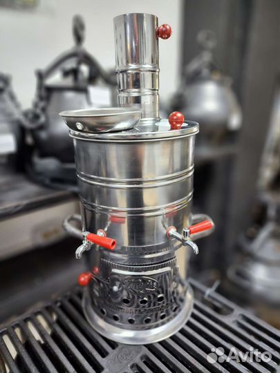 Самовар Турецкий Zarifis 3.5л 2 крана