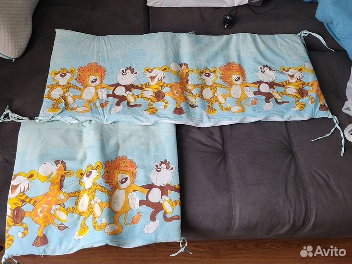 Бортики в детскую кроватку бу