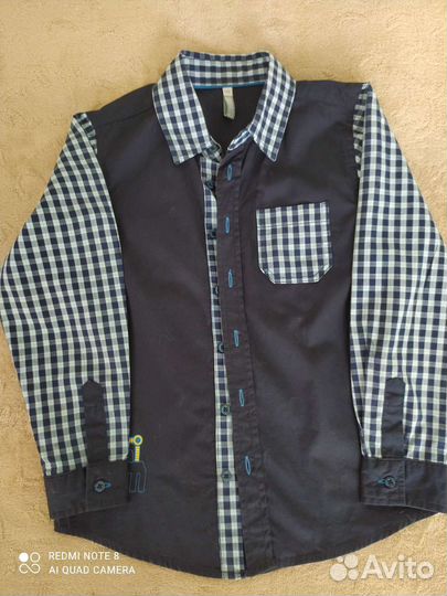Рубашка для мальчика 122