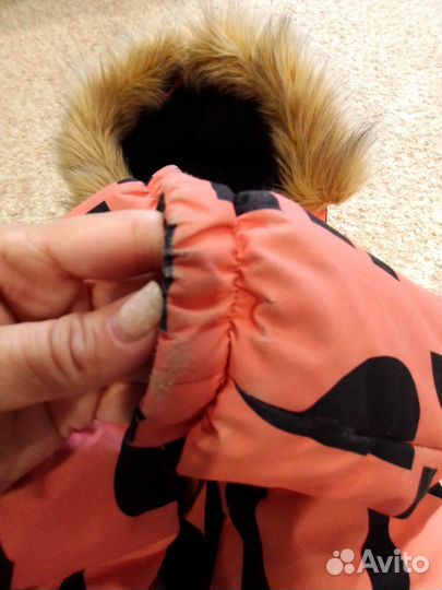 Зимний комбинезон, для девочки, рост 110