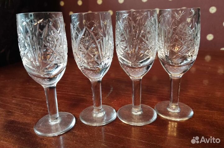 Фужеры хрустальные СССР