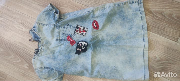 Два больших пакета вещей на девочку