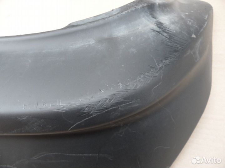 Юбка заднего бампера KIA Rio 4 рестайлинг 2015 рио