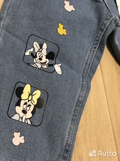 Джинсы для девочки zara minnie