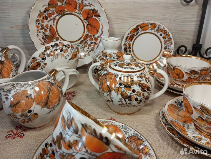 Сервиз лфз Золотые ромашки, Мой сад