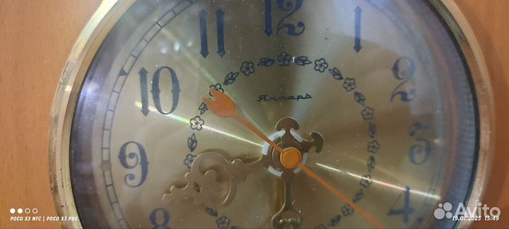 Часы настольные Янтарь