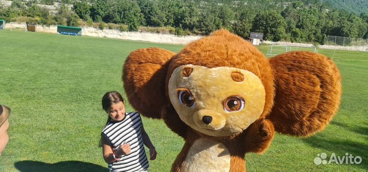 Ростовая кукла. Поздравление от Ушастика