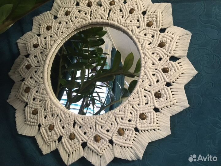 Зеркало в технике макраме