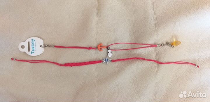Браслет 7шт.красная нить.Цена за все 6шт
