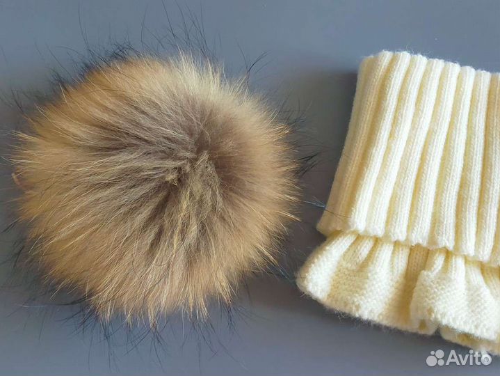 Шапка и снуд зима