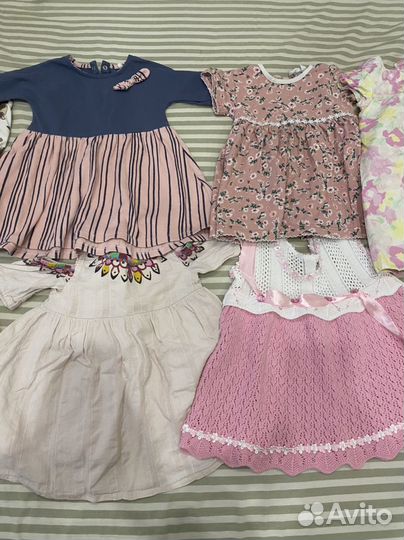 Вещи пакетом на девочку 80