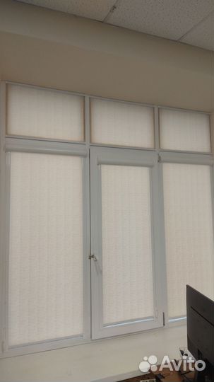 Рулонные шторы блэкаут омега blackout белый