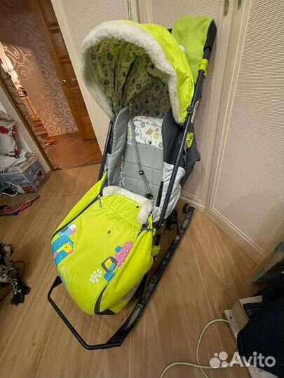 Коляска санки