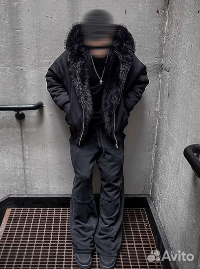 Двусторонняя меховая Шуба/Зипка Rick Owens Type