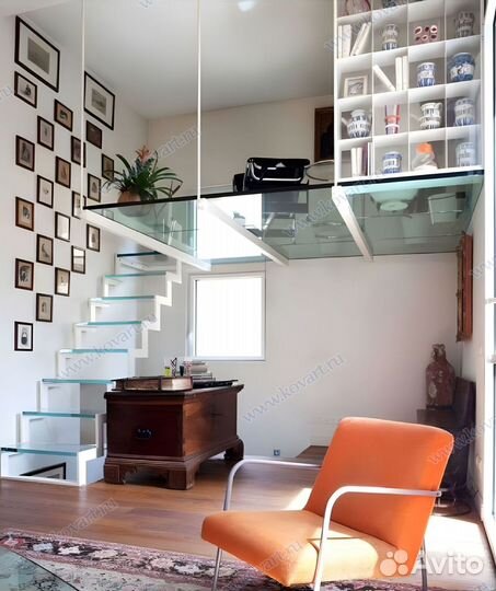 Лестницы. Антресольный этаж, системы и лестницы