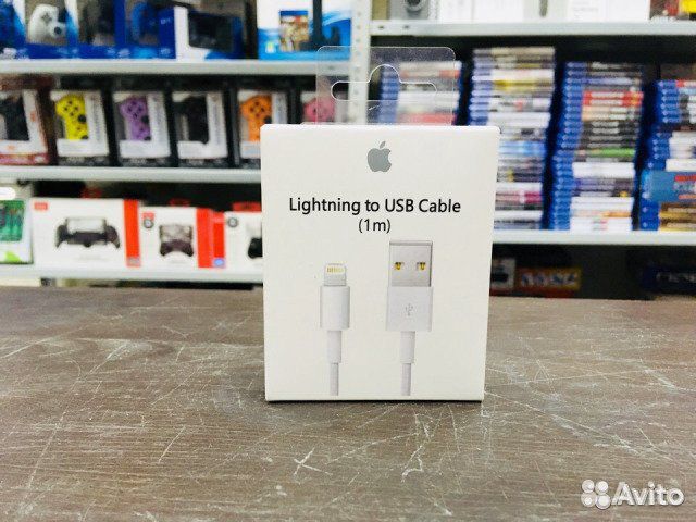 Кабель Lightning iPhone + наушники