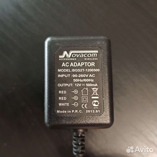 3 pin адаптер питания Novacom (для GSM модемов)