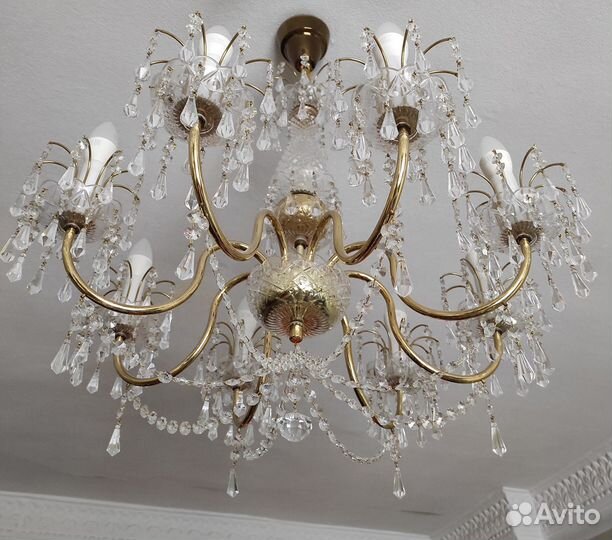 Люстра хрустальная богемия чехия