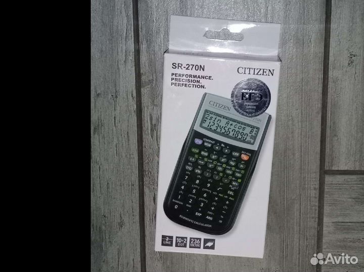 Инженерный калькулятор citizen SR-270N