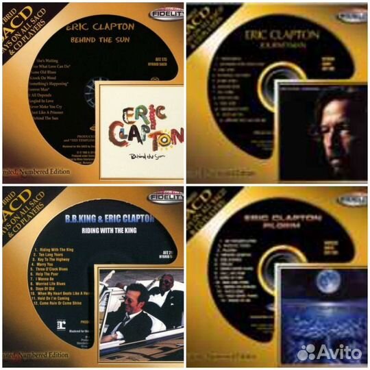 4 Super Audio Cd,Hybrid.Clapton