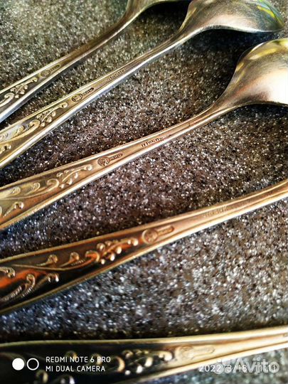 Мельхиор ложки мнц 5 штук