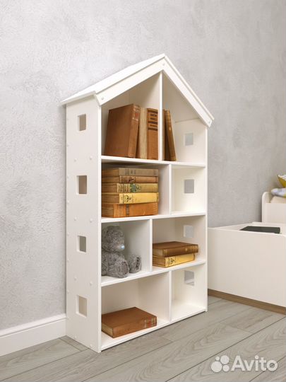 Шкаф детский стеллаж деревянный 